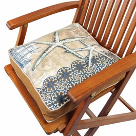 Aberto Design Cojín YM1153 Multicolor 42 x 42 cm